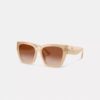 Oversized solbriller i cat-eye-stil