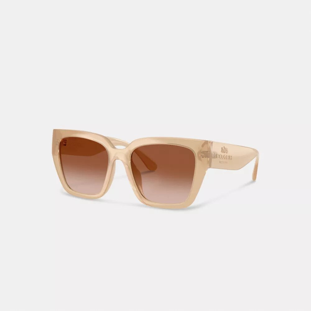 Oversized solbriller i cat-eye-stil
