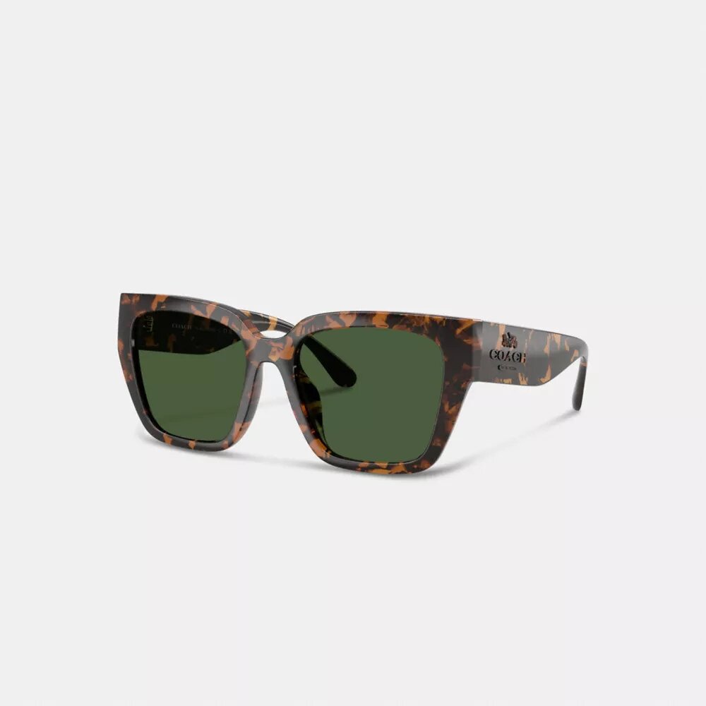 Oversized solbriller i cat-eye-stil