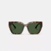 Oversized solbriller i cat-eye-stil