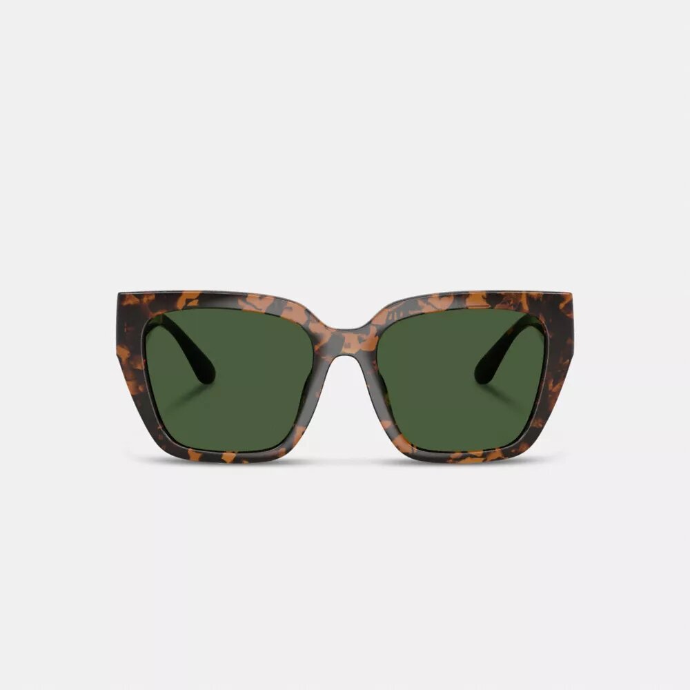 Oversized solbriller i cat-eye-stil