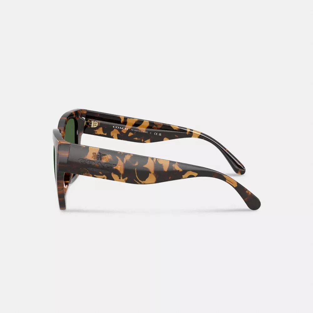 Oversized solbriller i cat-eye-stil