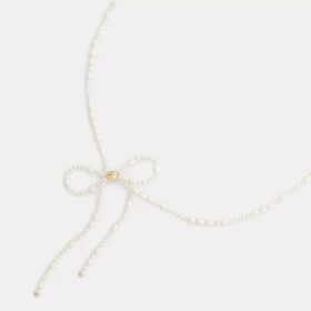Perle-sløyfe-choker
