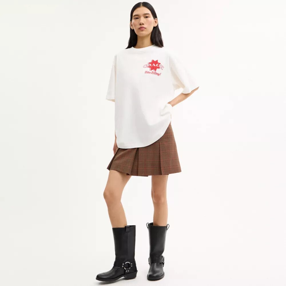 Pizza Relaxed T-shirt i økologisk bomull
