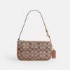 Plaza-veske i Crystal Signature-jacquard