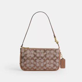 Plaza-veske i Crystal Signature-jacquard