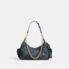 Pocket Juliet-veske 30 i regenerativ bomullsdenim med vattering