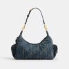 Pocket Juliet-veske 30 i regenerativ bomullsdenim med vattering