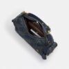 Pocket Juliet-veske 30 i regenerativ bomullsdenim med vattering