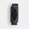 Pocket Juliet-veske 30 i regenerativ bomullsdenim med vattering
