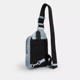 Racer Sling Pack i «Loved» Signature-denim