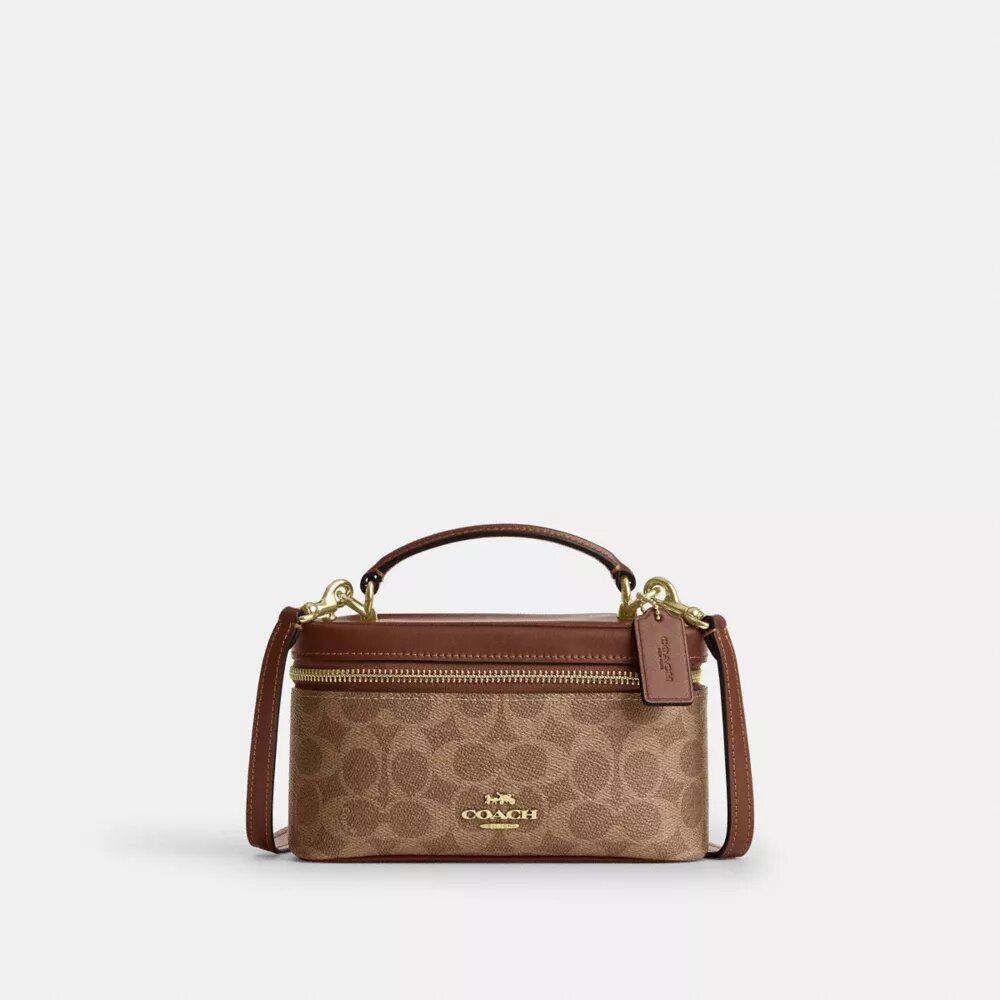 Rainer Crossbody Bag 18 i Signature Canvas