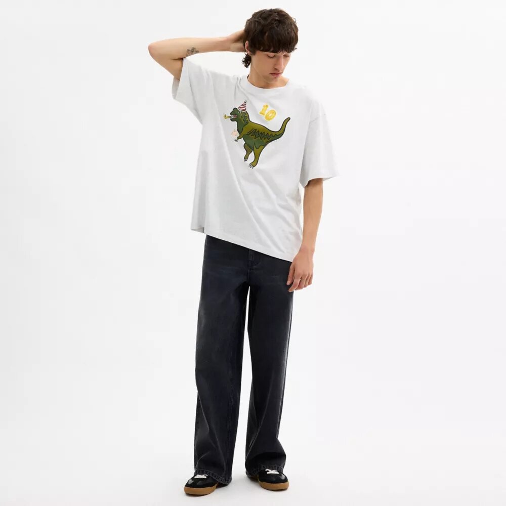 Rexy 10-årsdag – avslappet T-shirt i økologisk bomull