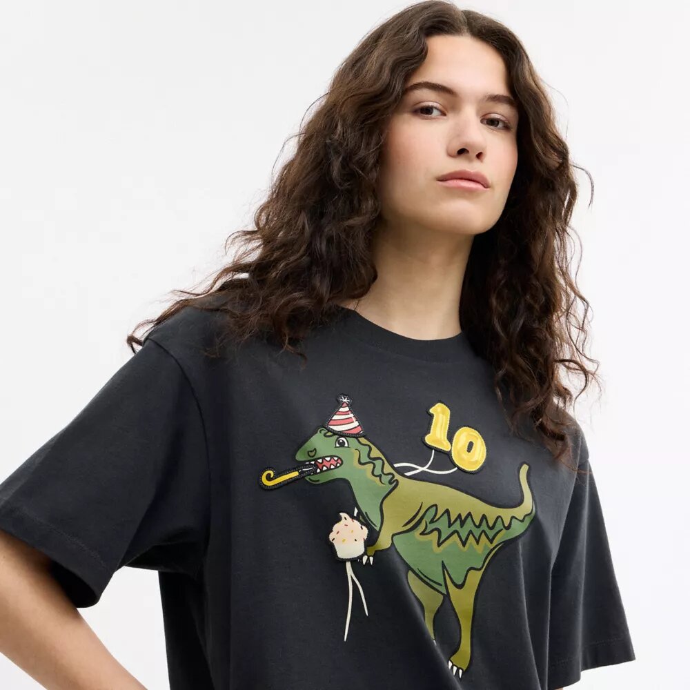 Rexy 10-årsdag – avslappet T-shirt i økologisk bomull