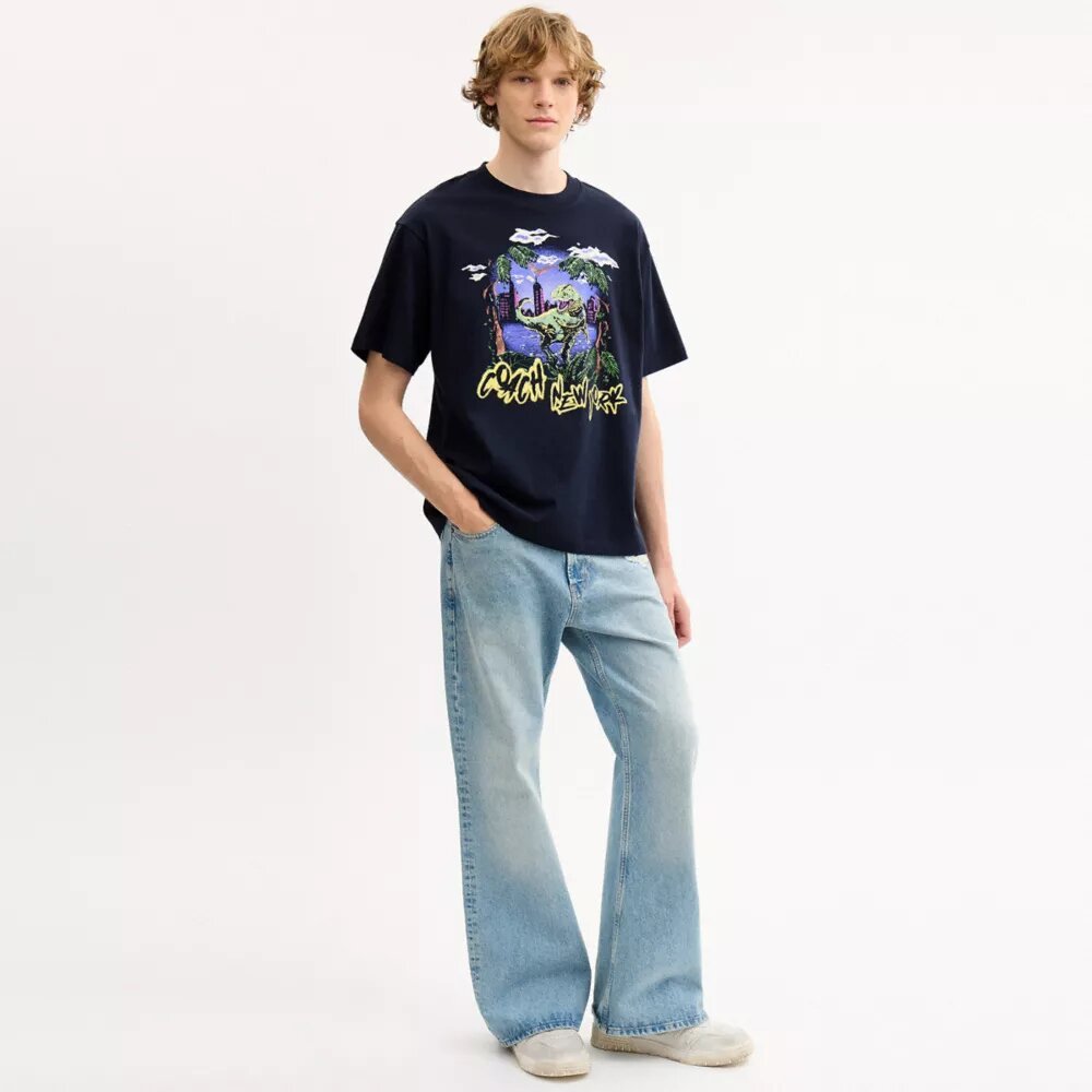 Rexy 10-årsdag Jungle Relaxed T-shirt i økologisk bomull