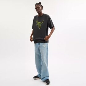 Rexy T-shirt med avslappet passform i økologisk bomull