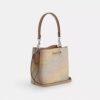 Rowan-bucketbag i Rainbow Signature Canvas
