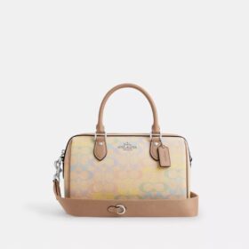 Rowan-skolesekk i Rainbow Signature Canvas