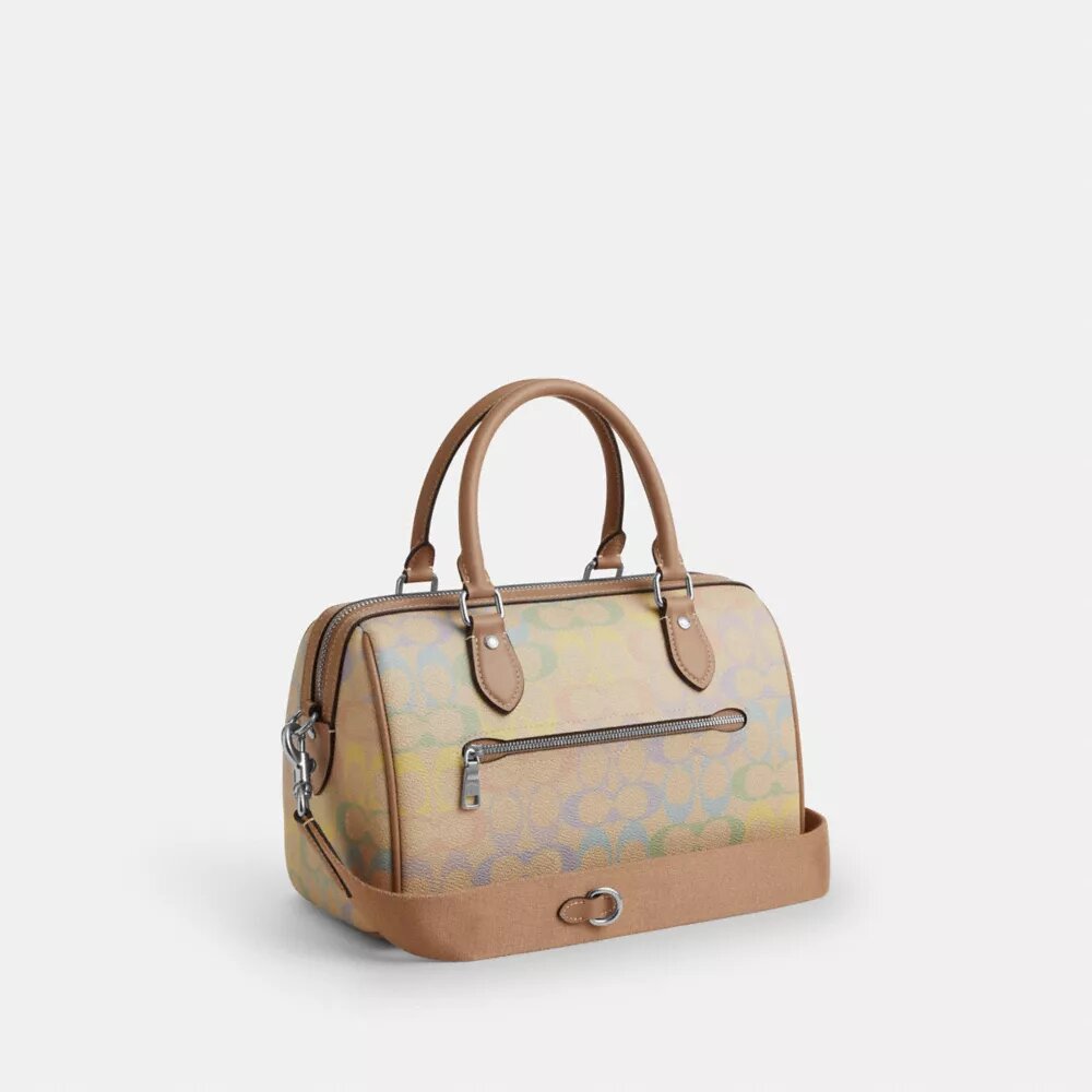 Rowan-skolesekk i Rainbow Signature Canvas