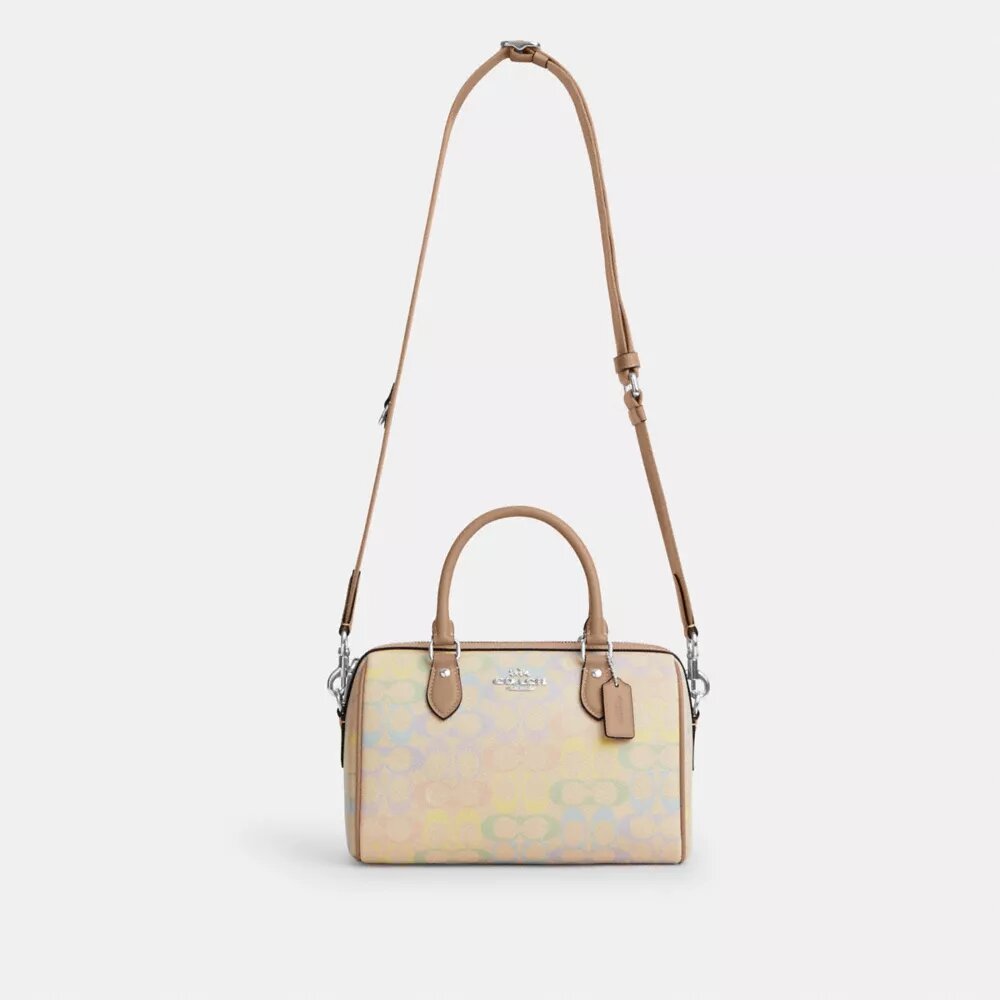 Rowan-skolesekk i Rainbow Signature Canvas