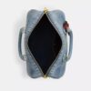 Rowan stor skulderveske i «Loved Denim» med anheng