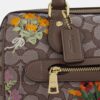 Rowan-veske i signaturjacquard med blomsterbroderi