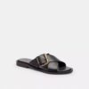 Sandaler med kryssende spenne