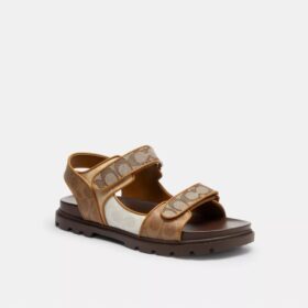 Sandaler med to stropper i signaturdesign