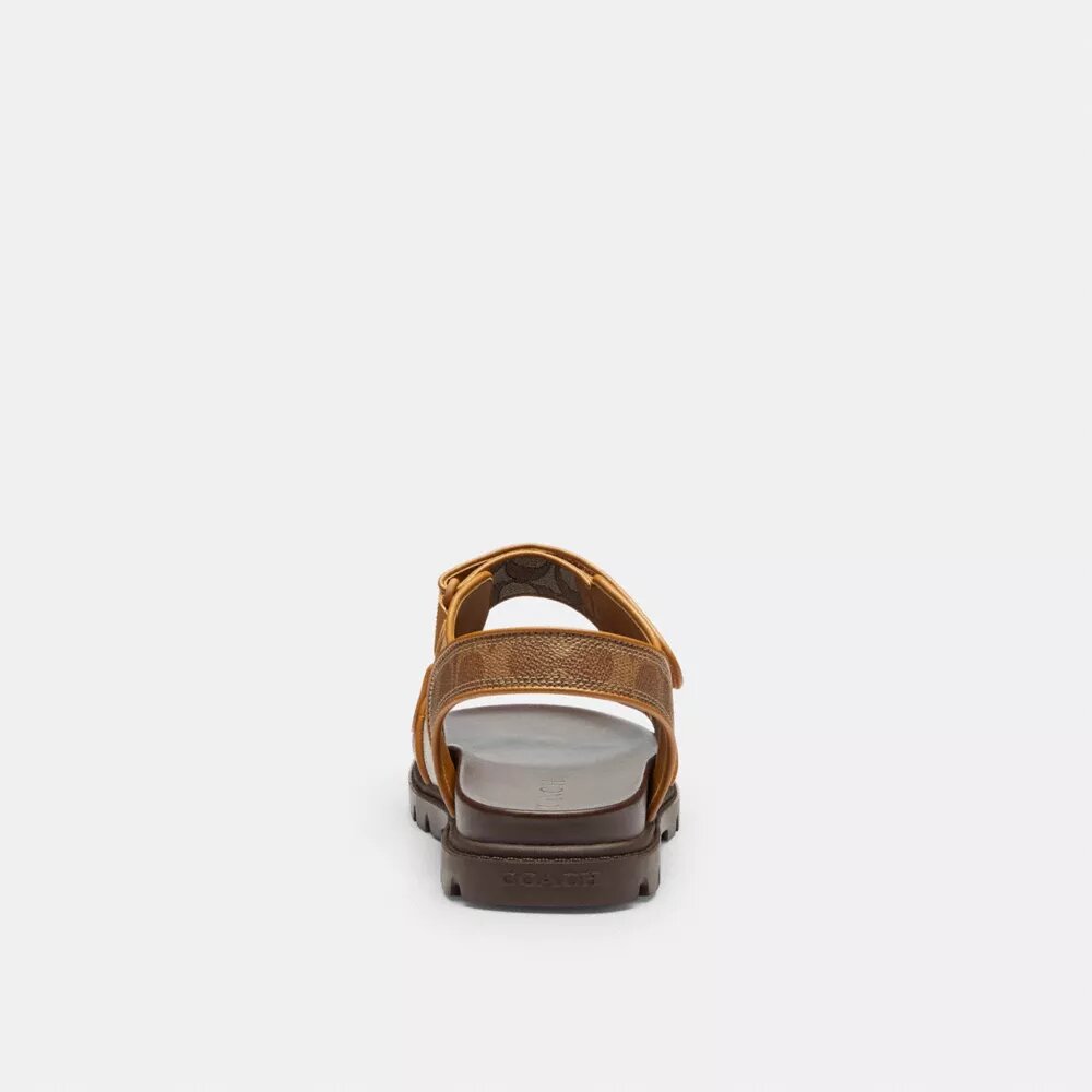 Sandaler med to stropper i signaturdesign