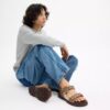 Sandaler med to stropper i signaturdesign