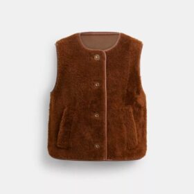 Shearling-vest