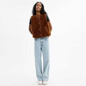 Shearling-vest
