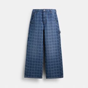 Signatur-denim-tømmerbukser i økologisk bomull