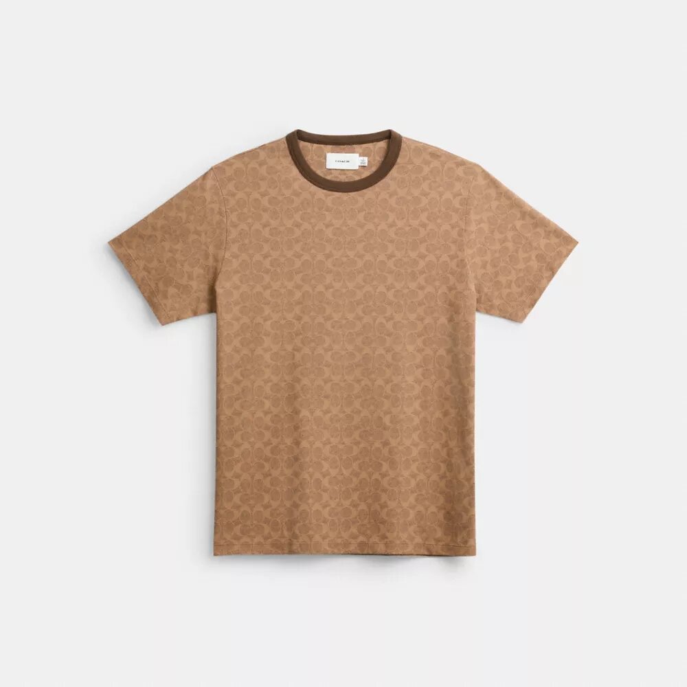 Signature-T-shirt i økologisk bomull