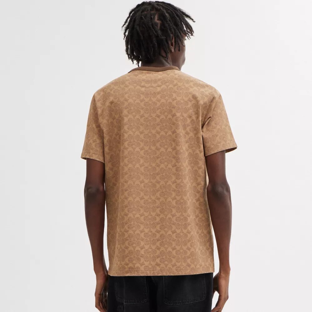 Signature-T-shirt i økologisk bomull