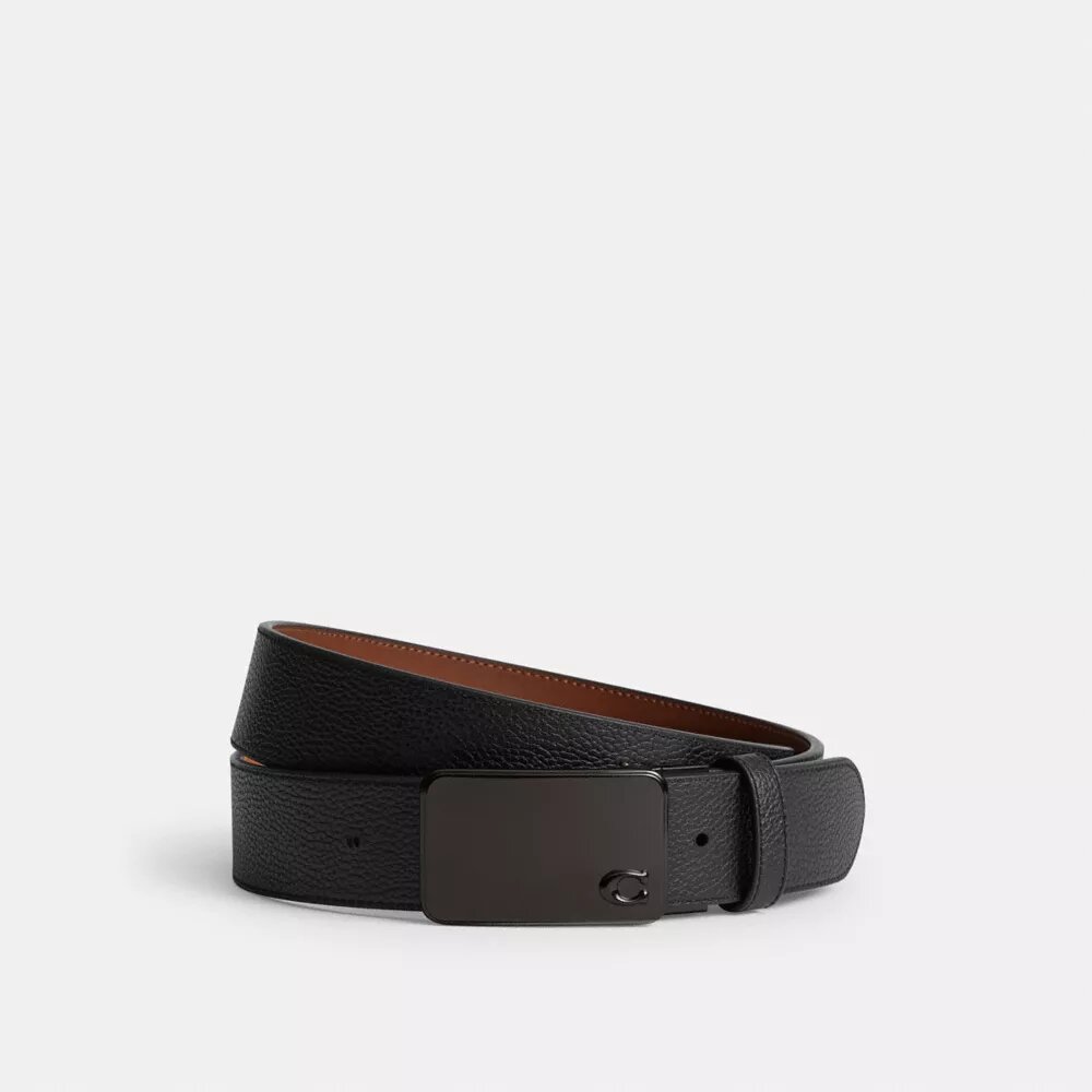 Signaturbelte med plakettspenne, kan kuttes til ønsket lengde, 38 mm