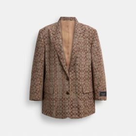 Signature C-rutet blazere med én rad knapper
