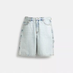 Signature denim shorts