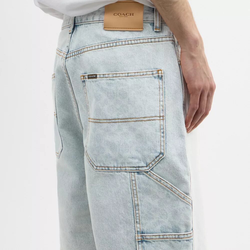 Signature denim shorts