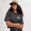 Signature Jacquard-hatt med flat brem