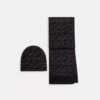 Signature Metallic-gavesett med lue og skjerf