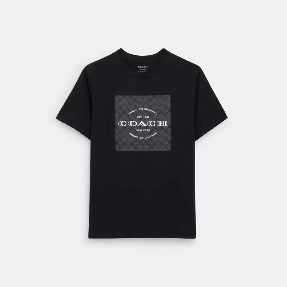 Signature Square T-shirt i økologisk bomull