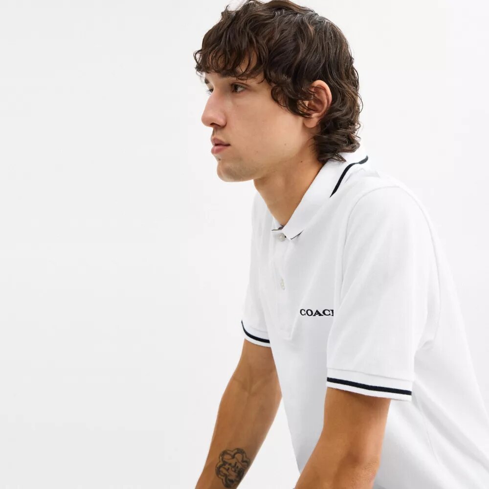 Signature Trim Polo i økologisk bomull