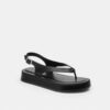 Skulpturert C-plattform-sandal