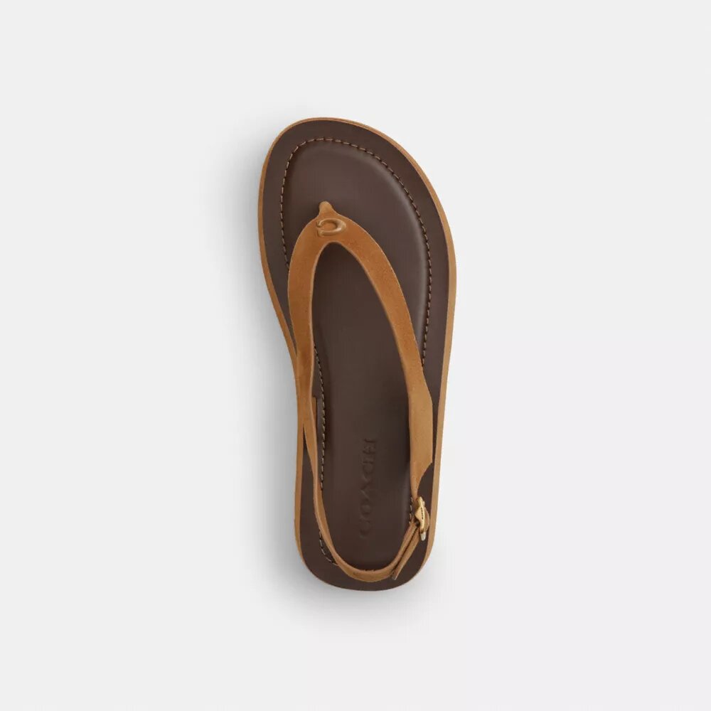 Skulpturert C-plattform-sandal