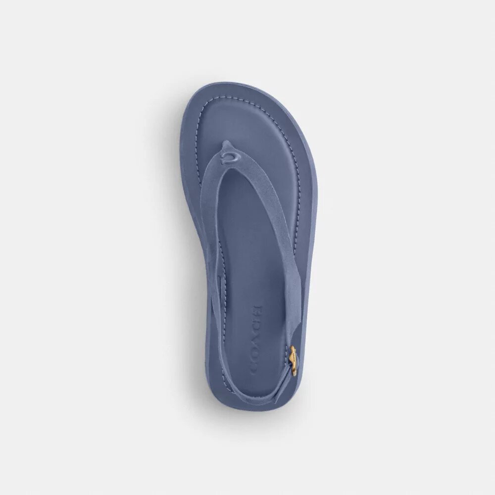 Skulpturert C-plattform-sandal