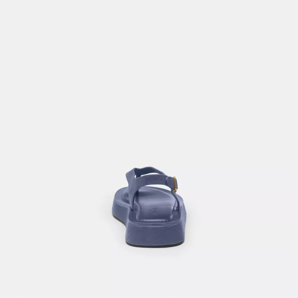 Skulpturert C-plattform-sandal