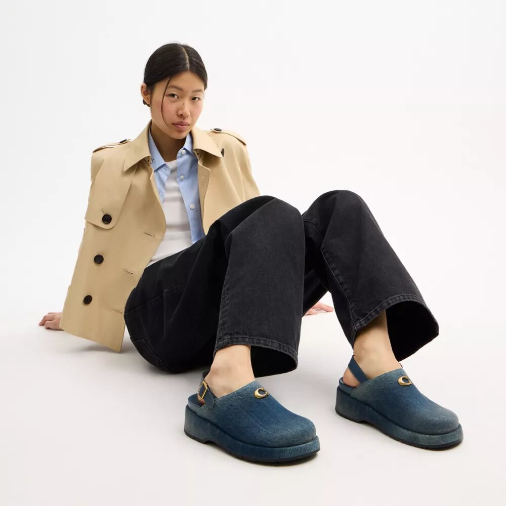 Skulpturert Platå-klog i «Loved Denim»