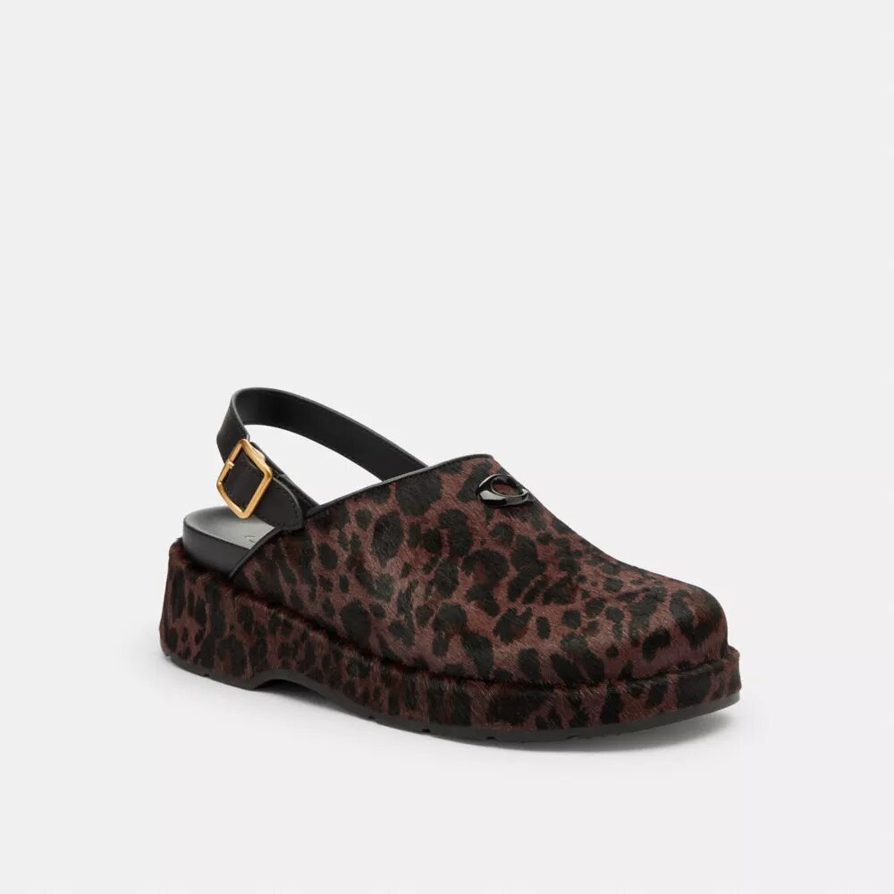 Skulpturert Platå-klog med leopardmønster