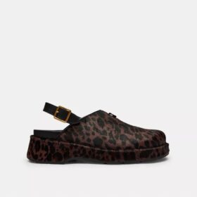 Skulpturert Platå-klog med leopardmønster